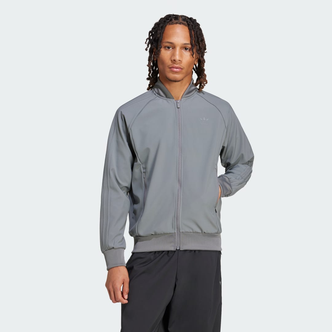 Jakke adidas Performance Bonded SST Grå | IY4874, 0