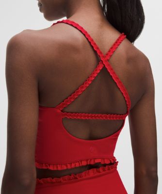 Tanktop lululemon Nulu Cropped Ruffle Tank Top Rød | prod20004239, 9