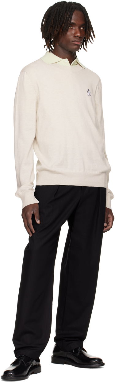 Bukser A.P.C. A.P.C. Renato Pleated Trousers Sort | COHHW-H08428, 3