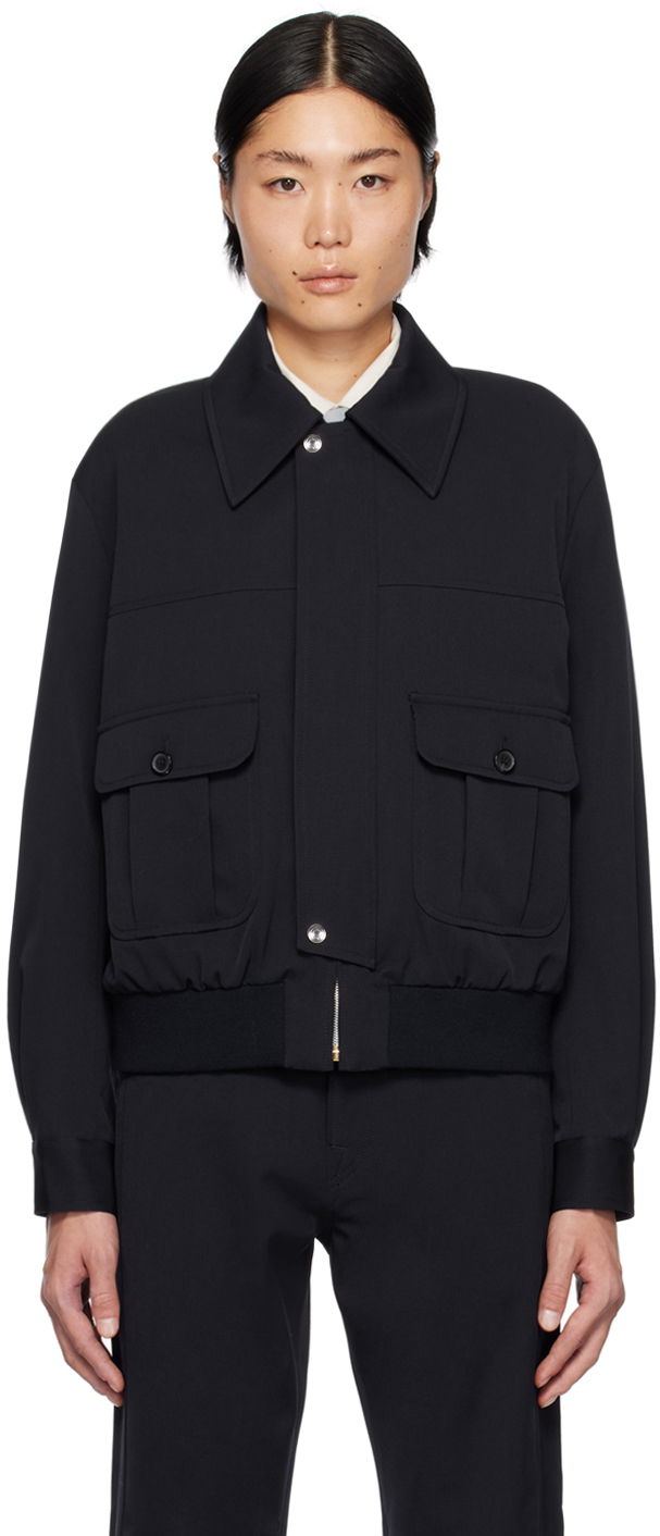Jakke Paul Smith Paul Smith Zip Jacket Sort | M1R-464Y-L01996-49