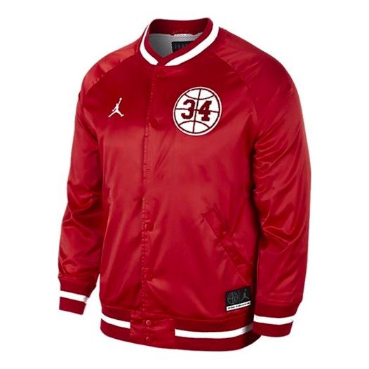 Bomberjakke Jordan Air Jordan Thin and Light Baseball Jacket 34 Rød | AR1170-688