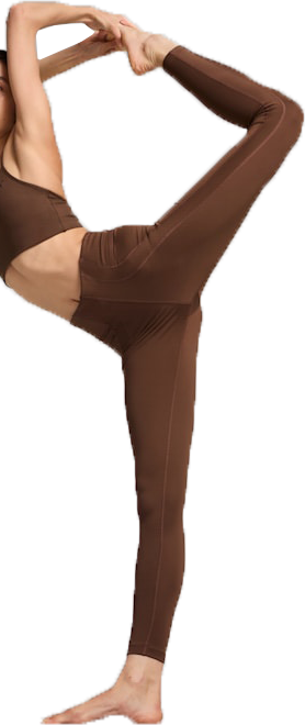 Leggings Puma STUDIO CLOUDSPUN RIB HW FL TIGHT Brun | 525680-65, 2