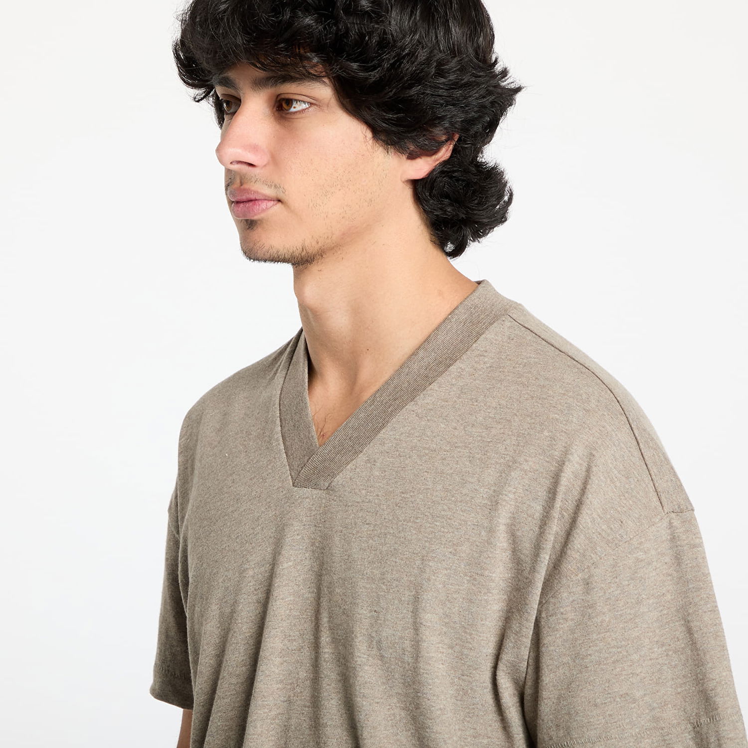 T-shirt Fear of God 3-Pack Essential V-Neck T-Shirt Grå | 125HO244359F-367, 1