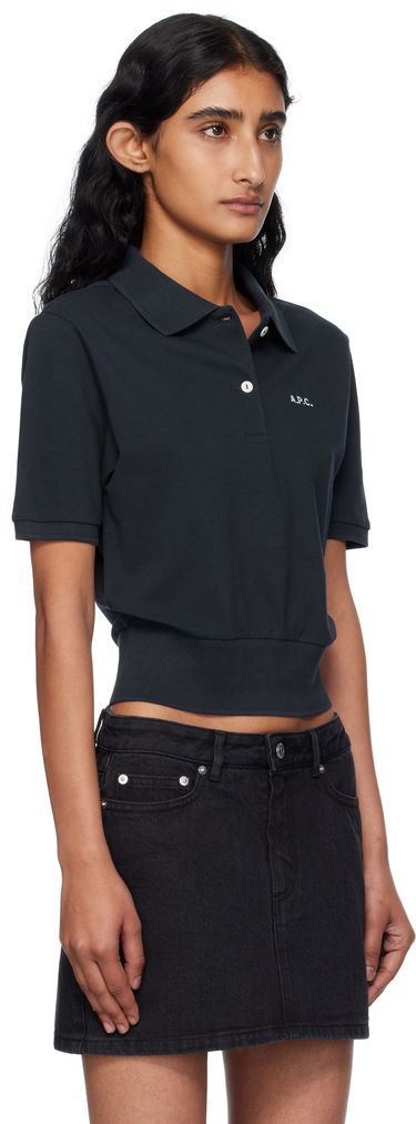 Polo skjorte A.P.C. A.P.C. Océane Cropped Polo Hvid | COGWZ-F26522, 4
