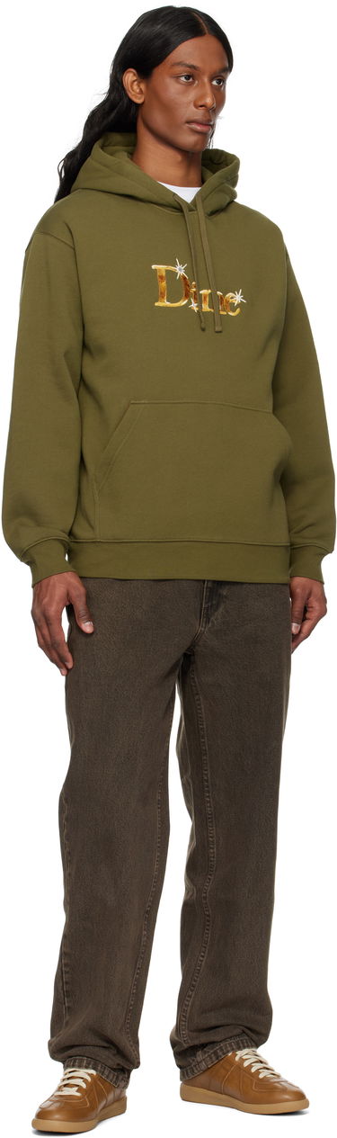 Sweatshirt Dime Classic Shiny Hoodie Grøn | DIME2SP2545OLI, 3