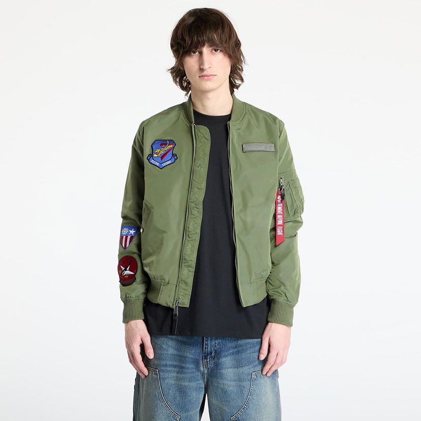 Bomberjakke Alpha Industries Alpha Industries MA-1 TT Flying Tigers Bomber Jacket Grøn | 156129-01