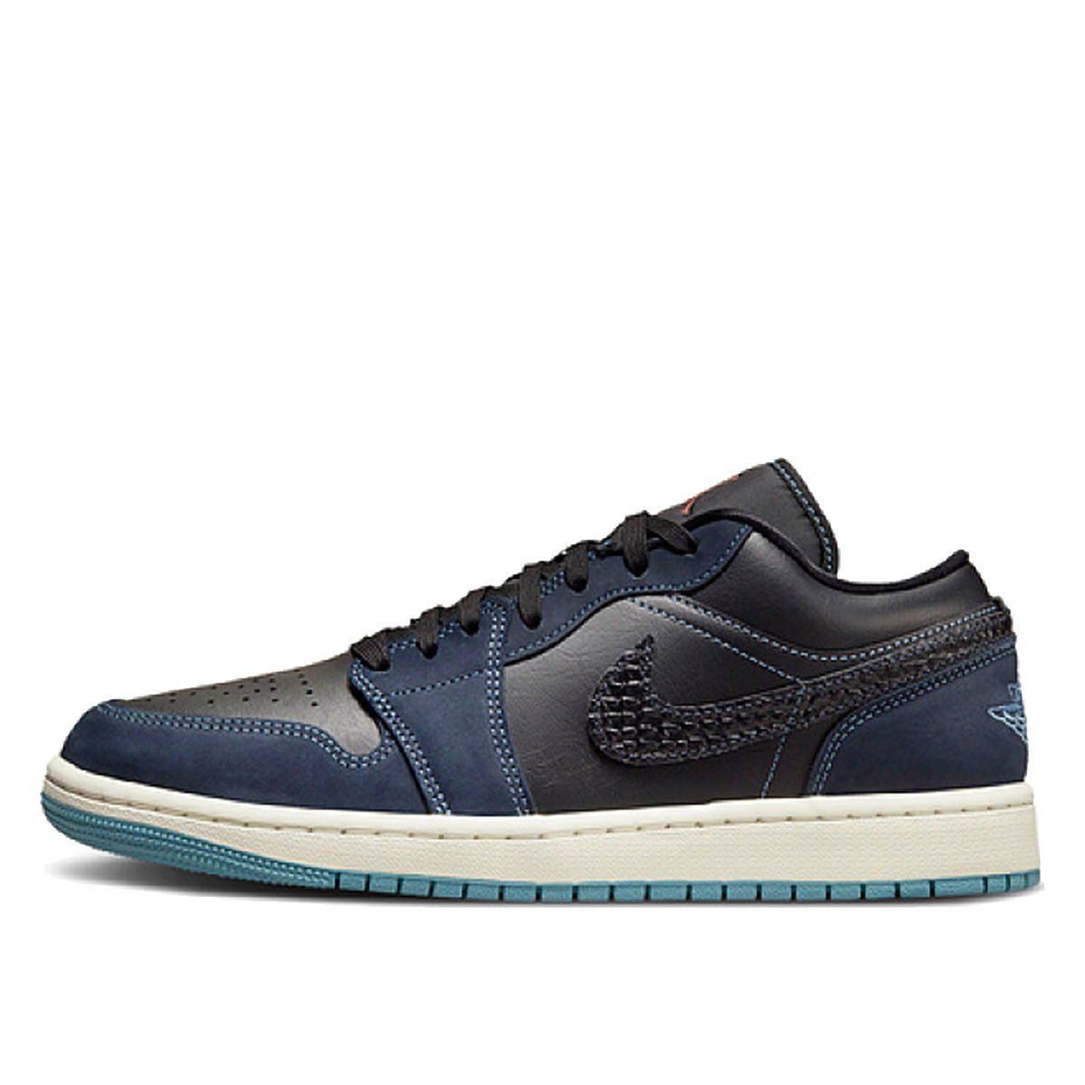 Sneakers og sko Jordan Air Jordan 1 Low "Black Snakeskin" W Sort | FJ5478-010, 0