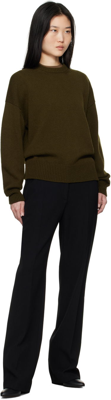Sweater &Daughter &Daughter Balla Slouch Crewneck Sweater Grøn | F2401, 3