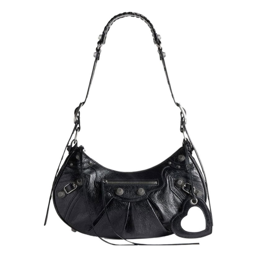 Skuldertaske Balenciaga Le Cagole Small Shoulder Bag Sort | 6713071VG9Y1000