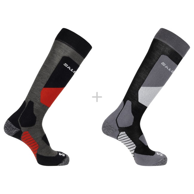 Sokker Salomon Ski Socks 2-Pack Sort | LC2375300