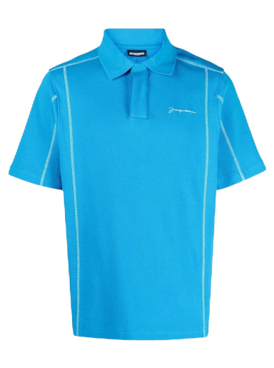 Skjorte Jacquemus Le Polo Vanilla Turkis | 225JS011-2046-340