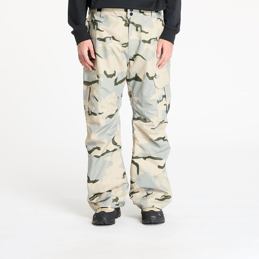 Cargo bukser Horsefeathers Horsefeathers Rowen Camo Cargo Snow Pants Beige | OM316F