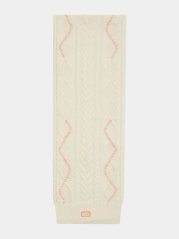 Tørklæde GUESS Knitted Scarf Beige | AW9971WOL03, 0