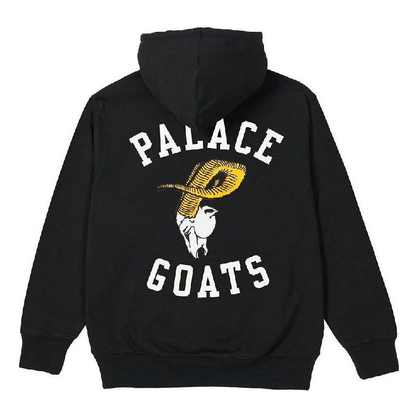 Sweatshirt Palace Goats Graphic Print Hoodie Sort | P22CS138, 0