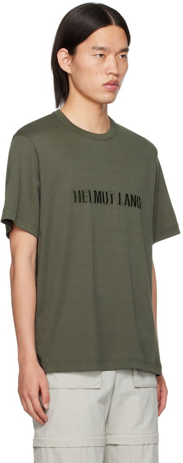 T-shirt Helmut Lang Embroidered Logo T-Shirt Hvid | O04HM599, 4