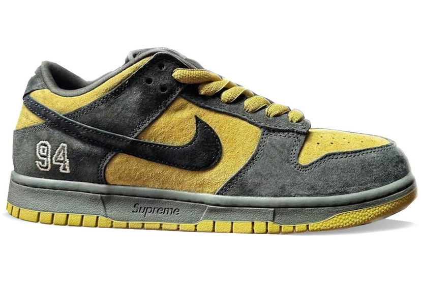 Sneakers og sko Nike SB Supreme x Dunk Low "Camper Green" Gul | HQ8487-300