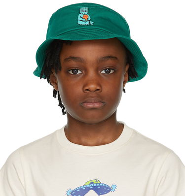 Hat Brain Dead Brain Dead Bear Brain Bucket Hat Grøn | BDS21H10002137BL04, 0