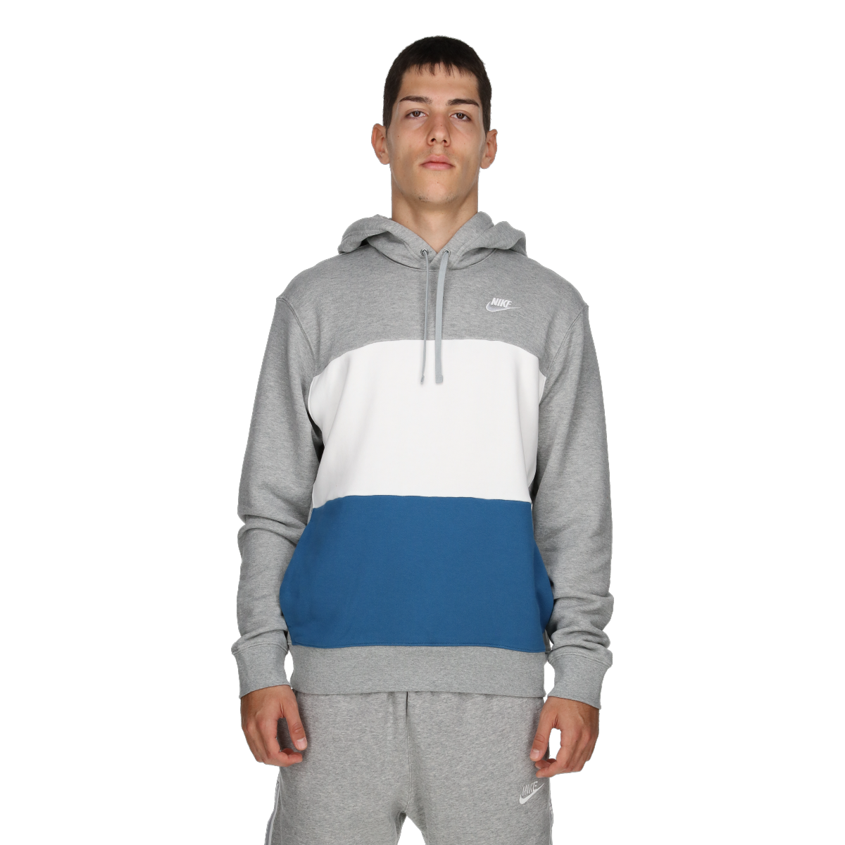 Sweatshirt Nike Club Fleece+ Colorblock Hoodie Flerfarvet | FB7415-063, 0