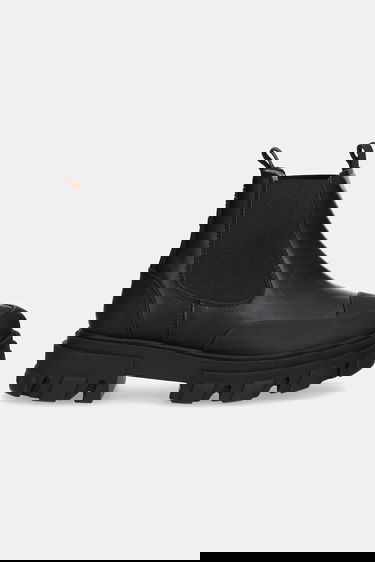 Sneakers og sko GANNI GANNI Cleated Low Chelsea Boots Sort | S3237, 1