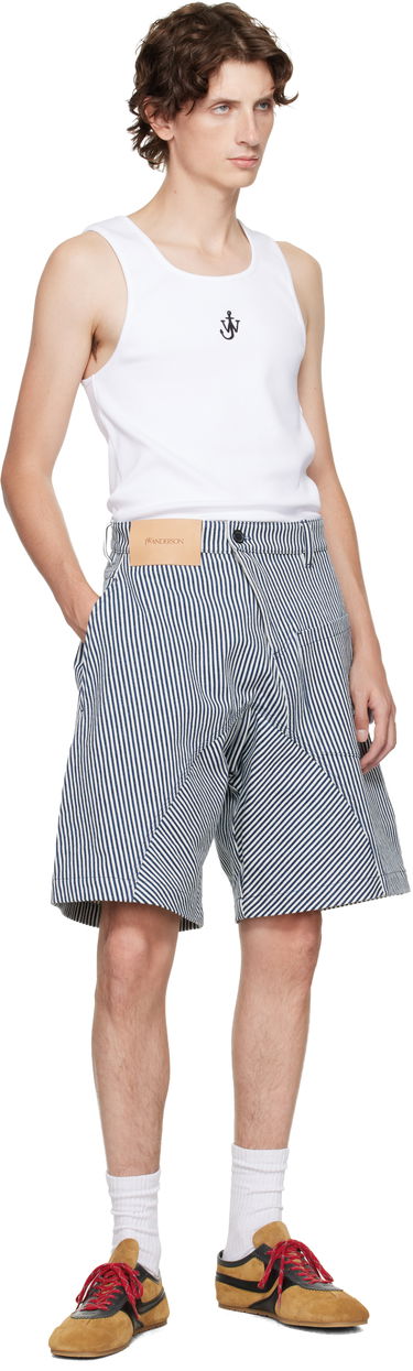 Shorts JW Anderson JW Anderson Twisted Workwear Shorts Mørkeblå | SR0124-PG1819, 3