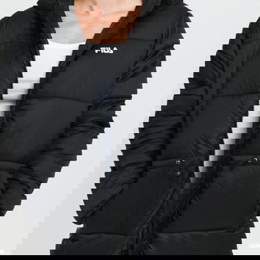 Puffer jakke FILA Long Hooded Puffer Jacket Sort | 688932 002, 2