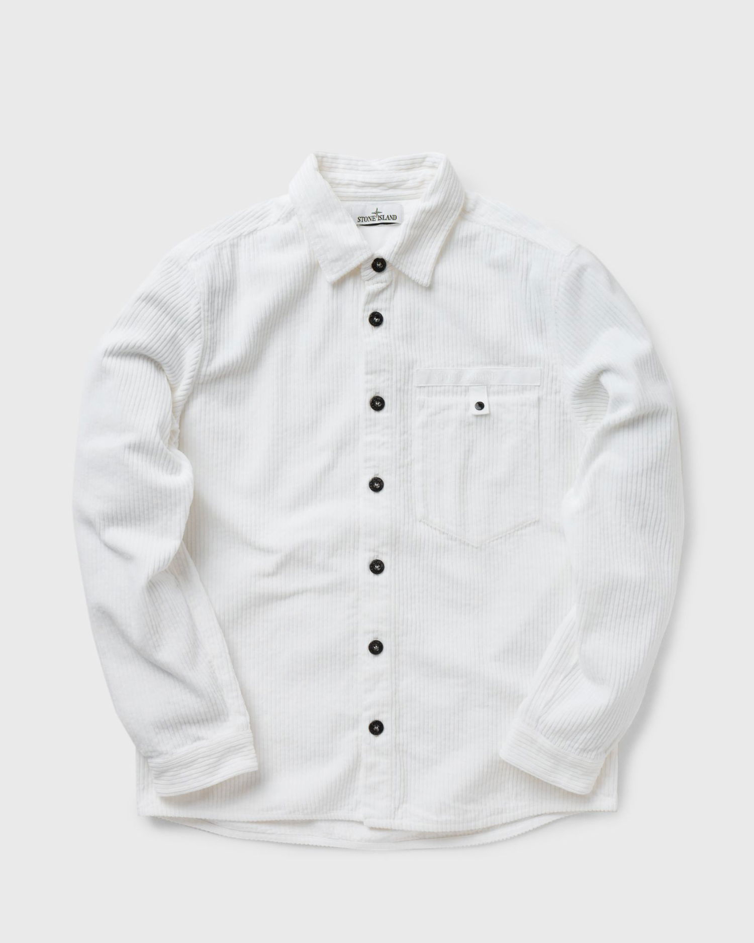 Skjorte Stone Island Overshirt Corduroy 400 Hvid | 8052572281440, 0