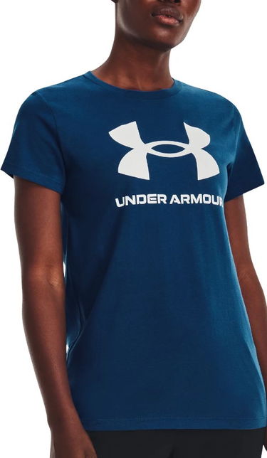 T-shirt Under Armour Sportstyle Mørkeblå | 1356305-426, 0