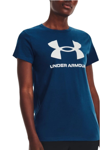 T-shirt Under Armour Sportstyle Mørkeblå | 1356305-426