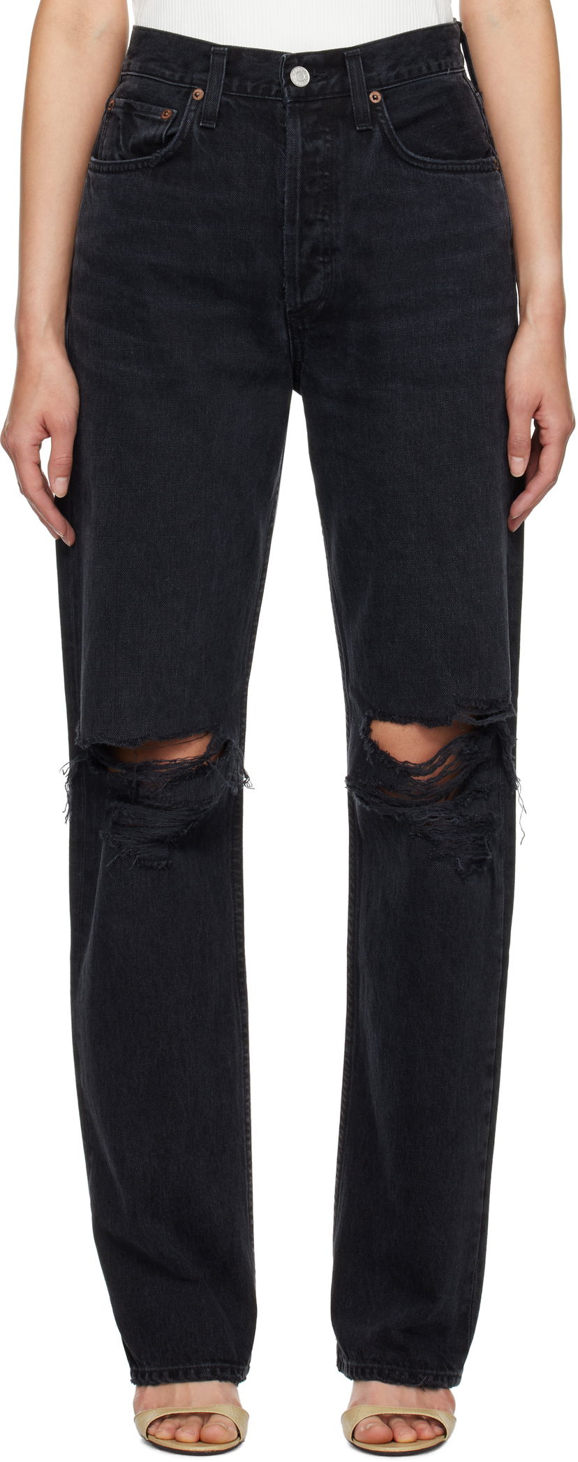 Jeans AGOLDE Kelly Jeans Sort | A199-1157