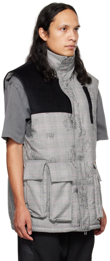 Vest Feng Chen Wang Feng Chen Wang Printed Down Vest Grå | FUF14VS02, 1