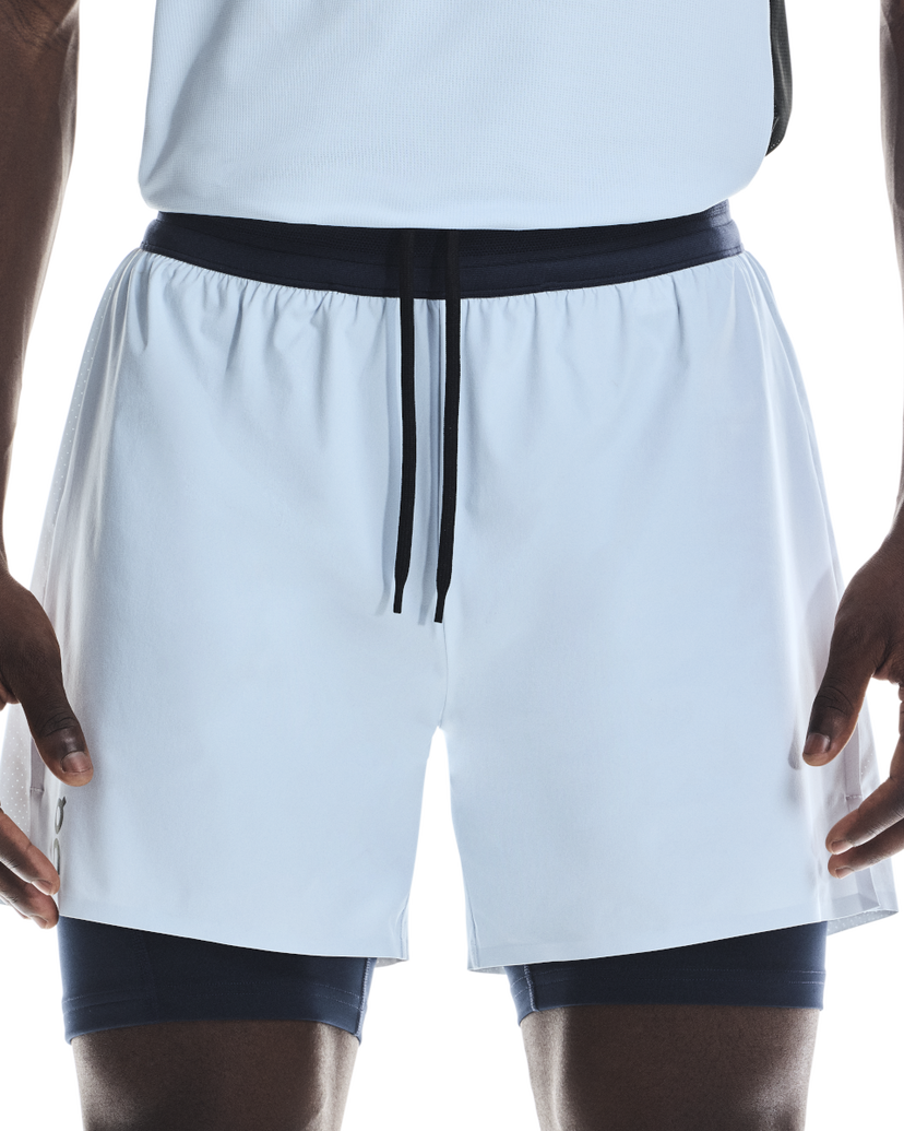 Shorts On Running 5" Performance 2/1 Shorts Hvid | 1mf10093137