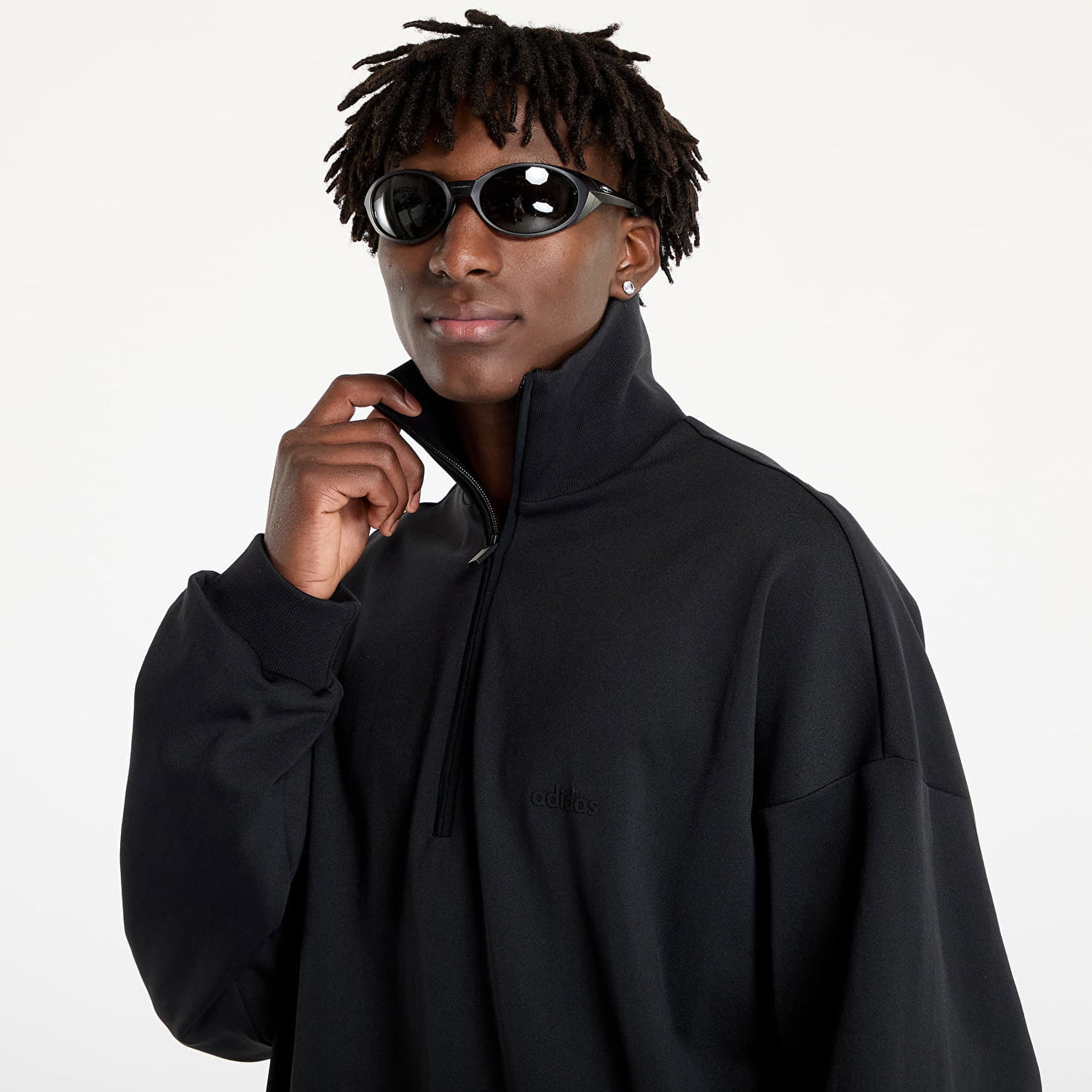 Sweatshirt adidas Originals Fear Of God Athletics x Dry Tri 1/2 Zip Pullover Black Sort | IM5317, 1