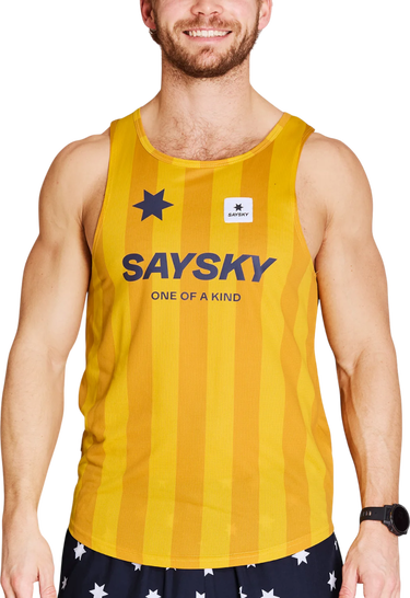 Tanktop Saysky Saysky Stripe Combat Singlet Gul | nmrsi31c-008, 0