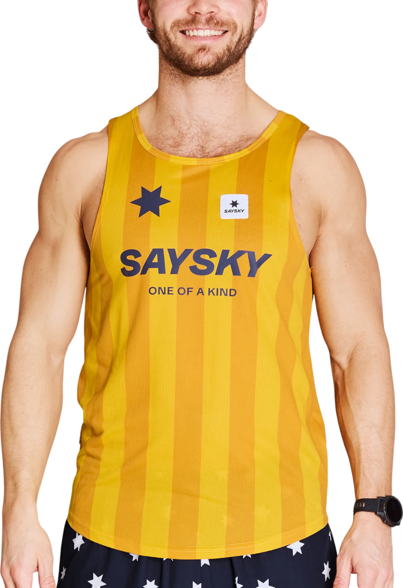 Tanktop Saysky Saysky Stripe Combat Singlet Gul | nmrsi31c-008