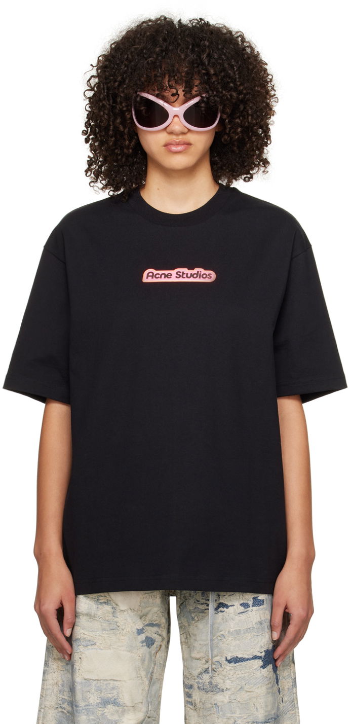 T-shirt Acne Studios Bonded T-Shirt Sort | BL0389-, 0