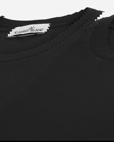 T-shirt Stone Island Garment Dyed Logo Sort | 791522713 A0029, 9