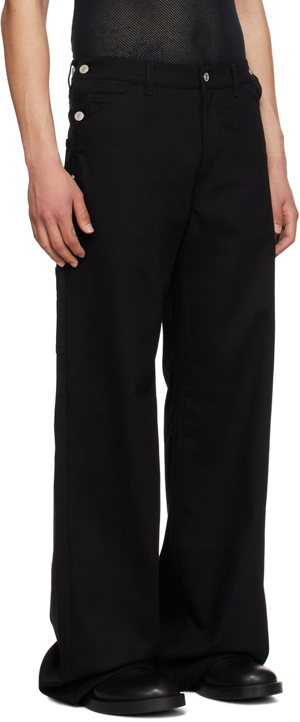 Cargo bukser Courrèges Courrèges Sailor Jeans Sort | 124DPA188DE0020, 1