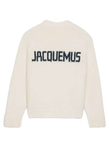 Sweatshirt Jacquemus La Maille Pavane Knitwear Off-White Hvid | 236KN284-2329-110