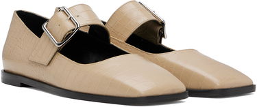 Skopleje Aeyde Aeyde Sunny Buckle Ballerina Flats Beige | A11-FL-GRZS15FL127-FW24-957-065, 3