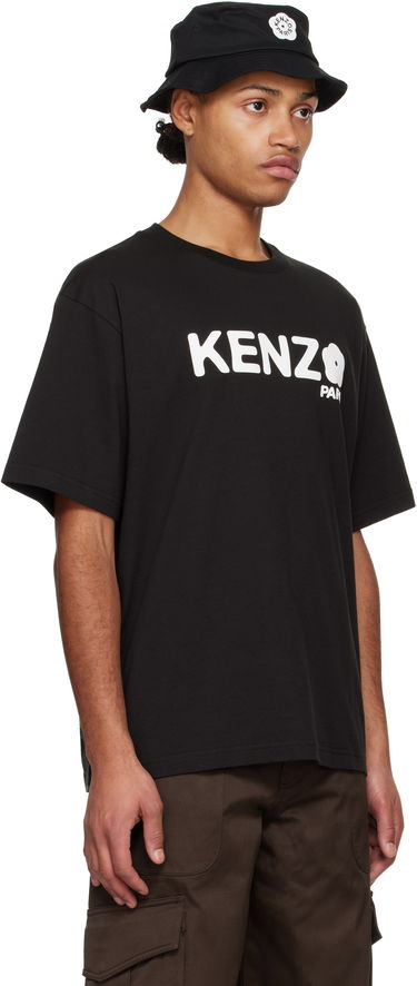 T-shirt KENZO Oversize T-Shirt With Graphic Print Hvid | FF55TS4914SG, 4