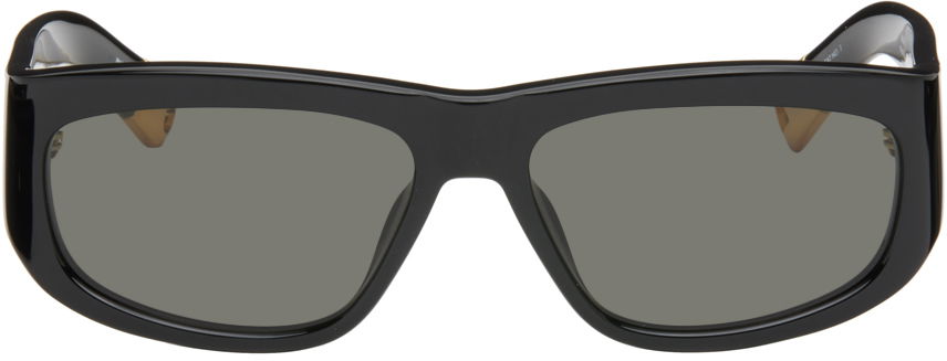 Solbriller Jacquemus 'Les Lunettes Pilota' Sunglasses Sort | JAC2C1SUN, 0