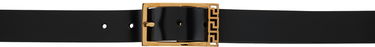 Bælter Versace Black Greca Leather 3 CM Belt Sort | 1015105_1A08779, 0