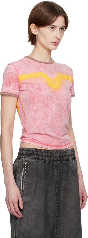 T-shirt Diesel Diesel T-Uncutie-Long-Q3 Graphic T-Shirt Lyserød | A17316 0SLBB, 1