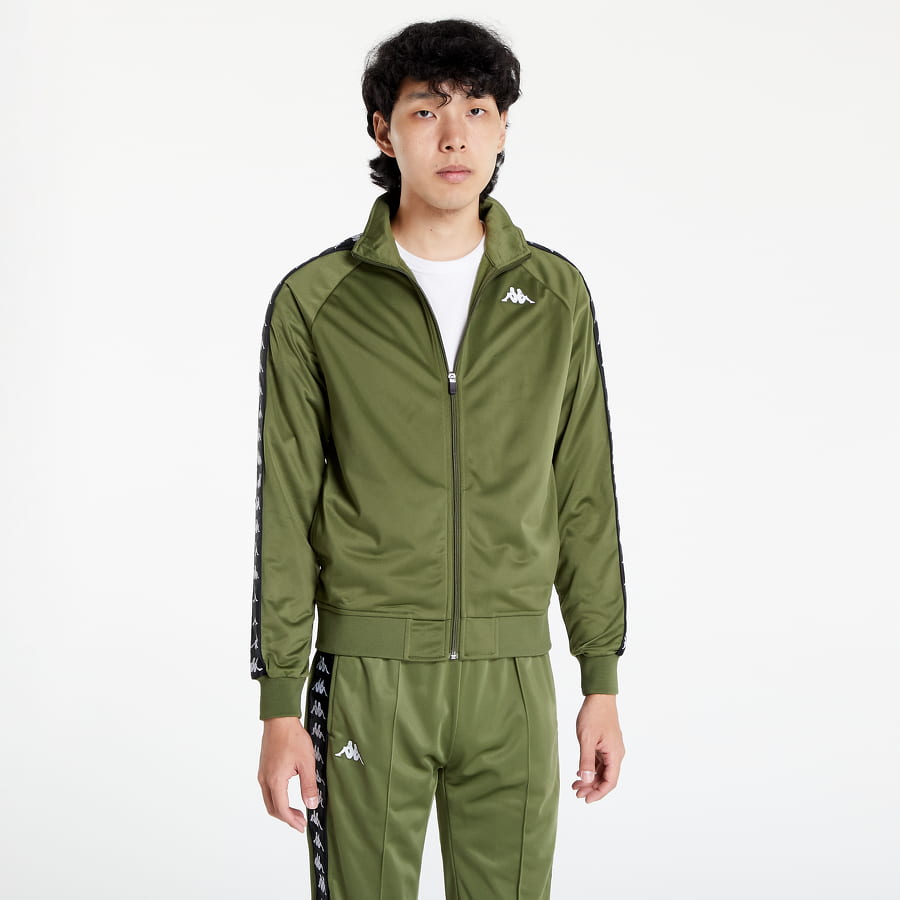 Sweatshirt Kappa Banda Anniston Slim Sweatshirt Grøn | 301EFU0 C1B, 0
