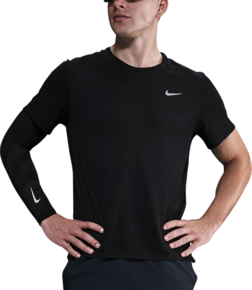 T-shirt Nike Nike Miler Breathe T-Shirt Sort | hj4181-010
