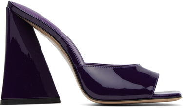 Tilbehør The Attico Attico Devon Patent Leather Heeled Mules Lilla | 241WS000 L002, 0