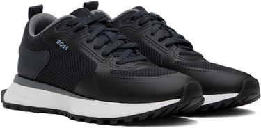 Sneakers og sko BOSS Mixed-Material Sneakers Sort | 50513195, 3