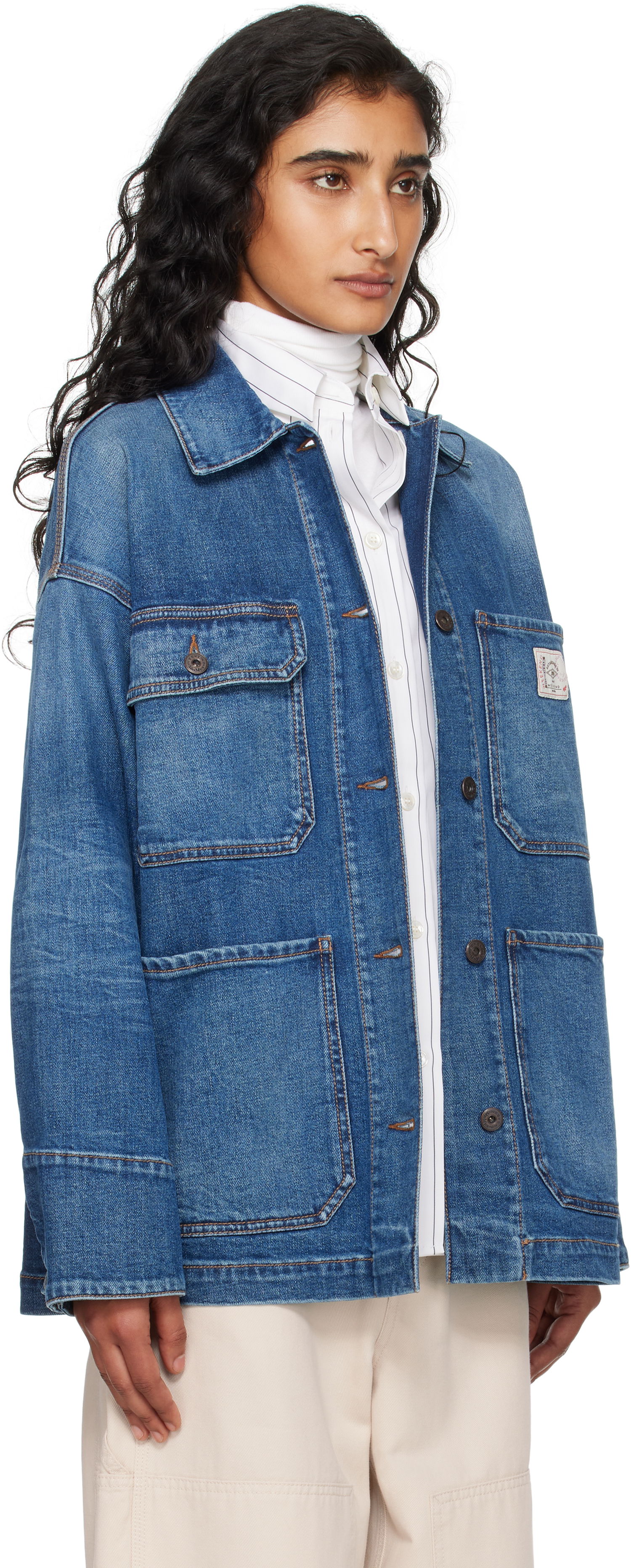 Jakke Max Mara Weekend Max Mara Aligi Denim Jacket Blå | 2525046051600, 1
