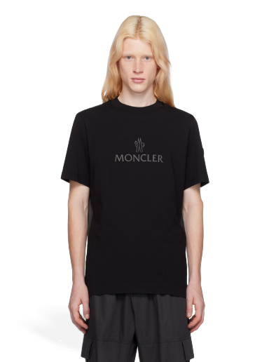 T-shirt Moncler Bonded T-Shirt Sort | J10918C00060829H8