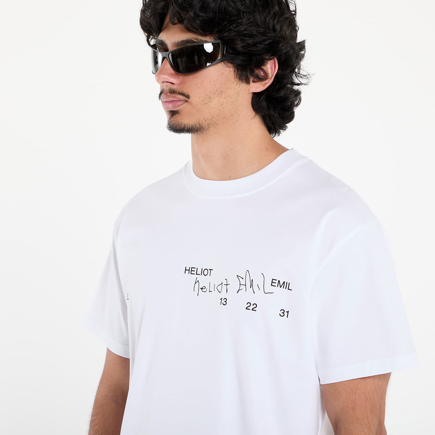 T-shirt HELIOT EMIL HELIOT EMIL Fulgens T-Shirt Hvid | PREAW25_M_09_141_WHT02, 1